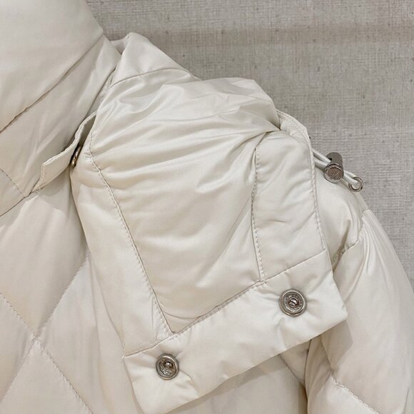 Moncler White Down Jacket - Picture 3 of 9